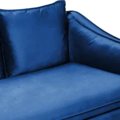 Canapé En Velours Bleu Marine AURE -Promos Chesteris Boutique canape 18857947