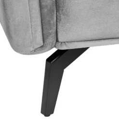 Canapé En Velours Gris Clair AURE -Promos Chesteris Boutique canape 18857973