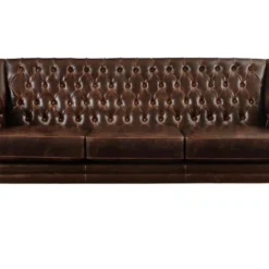 Canapé 3 Places En Cuir COLBERT - Marron 23 Canapé 3 Places En Cuir COLBERT - Marron -Promos Chesteris Boutique canape 190111