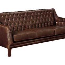 Canapé 3 Places En Cuir COLBERT - Marron 24 Canapé 3 Places En Cuir COLBERT - Marron -Promos Chesteris Boutique canape 190113