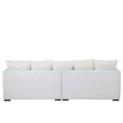 Canapé Design 11 Coussins "Beach" 292cm Blanc -Promos Chesteris Boutique canape 19135697