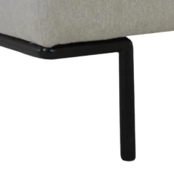 Canapé D'angle Droit En Tissu Beige Et Pieds En Métal ISABELLA -Promos Chesteris Boutique canape 19162211