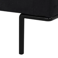 Canapé D'angle Droit En Tissu Anthracite Et Pieds En Métal ISABELLA -Promos Chesteris Boutique canape 19222713