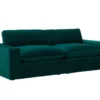 Canapé 3 Places En Velours Vert émeraude AMAURY