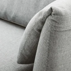 Canapé 3 Places En Tissu Gris ANGELINA -Promos Chesteris Boutique canape 19467331