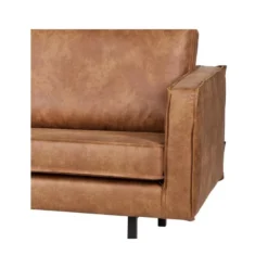 RODEO - Canapé 2 Places En Cuir Marron -Promos Chesteris Boutique canape 19579497