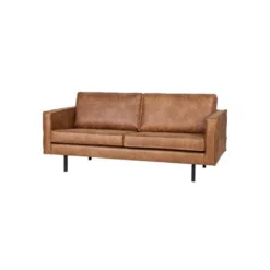 RODEO - Canapé 2 Places En Cuir Marron -Promos Chesteris Boutique canape 19579499