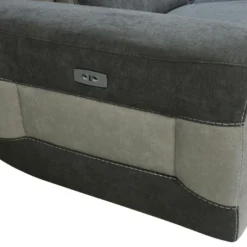 Canapé D'angle Droit Relax électrique En Tissu Gris Foncé ORIETTO 20 Canapé D'angle Droit Relax électrique En Tissu Gris Foncé ORIETTO -Promos Chesteris Boutique canape 19585957