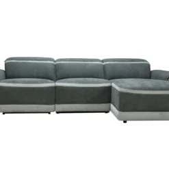 Canapé D'angle Droit Relax électrique En Tissu Gris Foncé ORIETTO 14 Canapé D'angle Droit Relax électrique En Tissu Gris Foncé ORIETTO -Promos Chesteris Boutique canape 19586029