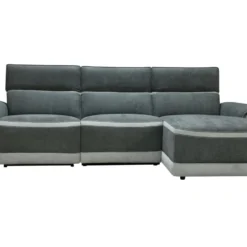 Canapé D'angle Droit Relax électrique En Tissu Gris Foncé ORIETTO 15 Canapé D'angle Droit Relax électrique En Tissu Gris Foncé ORIETTO -Promos Chesteris Boutique canape 19586039