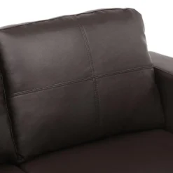 Canapé 2 Places En Simili ACKLEY - Marron 11 Canapé 2 Places En Simili ACKLEY - Marron -Promos Chesteris Boutique canape 196528