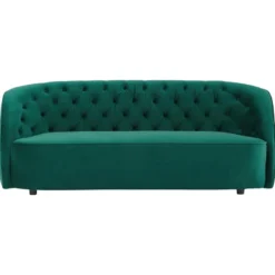 Canapé 3 Places En Velours Vert ORTANO 9 Canapé 3 Places En Velours Vert ORTANO -Promos Chesteris Boutique canape 19723945