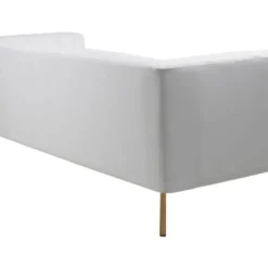 Canapé Moderne 3 Places à Coutures Verticales Sacramento Simili Blanc 7 Canapé Moderne 3 Places à Coutures Verticales Sacramento Simili Blanc -Promos Chesteris Boutique canape 19725741