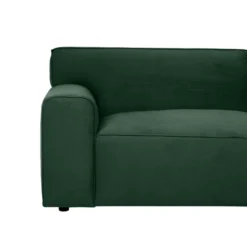 Canapé 3 Places En Velours Vert OTRANO -Promos Chesteris Boutique canape 19874013