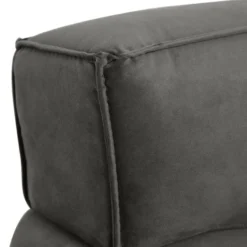 Canapé 3 Places En Velours Gris OTRANO 11 Canapé 3 Places En Velours Gris OTRANO -Promos Chesteris Boutique canape 19874025