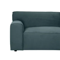 Canapé 3 Places En Velours Bleu OTRANO 10 Canapé 3 Places En Velours Bleu OTRANO -Promos Chesteris Boutique canape 19874039