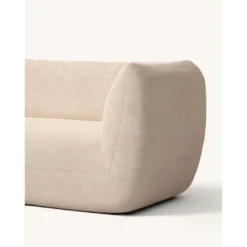 Canapé D'angle Gauche 2 Places En Tissu Brun Clair -Promos Chesteris Boutique canape 19878991