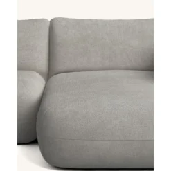 Canapé D'angle Gauche 2 Places En Tissu Brun Clair -Promos Chesteris Boutique canape 19878995