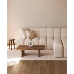 Canapé D'angle Droit 2 Places Tissu Beige 9 Canapé D'angle Droit 2 Places Tissu Beige -Promos Chesteris Boutique canape 19879371