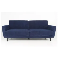 Canapé Convertible Clic-clac Refresha Velours Bleu -Promos Chesteris Boutique canape 20006429