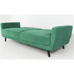 Canapé Convertible Clic-clac Refresha Velours Vert -Promos Chesteris Boutique canape 20006653