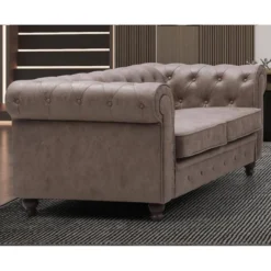 Grand Canapé 2 Places Chesterfield Vintage -Promos Chesteris Boutique canape 20006957