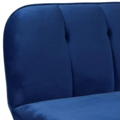 Canapé Convertible Clic-clac Olympia Velours Bleu -Promos Chesteris Boutique canape 20006983