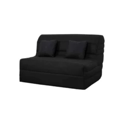 Banquette BZ Unie Avec Housse Noire + 2 Coussins - BZ10002