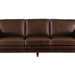 Canapé 3 Places En Cuir Vieilli CASSANDRA - Marron 14 Canapé 3 Places En Cuir Vieilli CASSANDRA - Marron -Promos Chesteris Boutique canape 203679