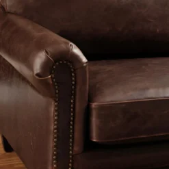 Canapé 3 Places En Cuir Vieilli CASSANDRA - Marron 18 Canapé 3 Places En Cuir Vieilli CASSANDRA - Marron -Promos Chesteris Boutique canape 203685