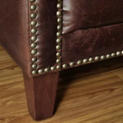 Canapé 3 Places En Cuir Vieilli CASSANDRA - Marron 17 Canapé 3 Places En Cuir Vieilli CASSANDRA - Marron -Promos Chesteris Boutique canape 203687