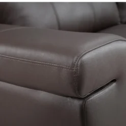 Canapé 2 Places En Cuir HAZEL - Marron 10 Canapé 2 Places En Cuir HAZEL - Marron -Promos Chesteris Boutique canape 204039