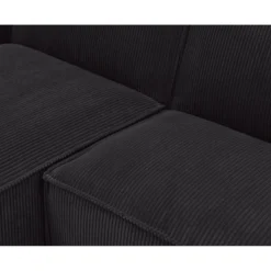 Canapé D'angle Réversible Et Convertible Johnny Velours Côtelé Noir 9 Canapé D'angle Réversible Et Convertible Johnny Velours Côtelé Noir -Promos Chesteris Boutique canape 20905027