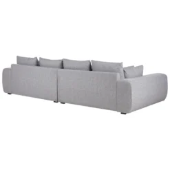 Canapé 4 Places En Tissu Gris TORPO -Promos Chesteris Boutique canape 20911499