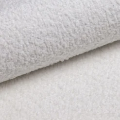 Canapé D'angle Réversible Convertible 4 Places Coffre Valentin Bouclé Blanc -Promos Chesteris Boutique canape 20941703