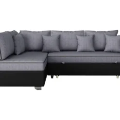 Canapé D'angle Convertible "Gregory" - 268 X 99/178 X 85 Cm - 4 Places - Gris/Noir - Angle Gauche 10 Canapé D'angle Convertible "Gregory" - 268 X 99/178 X 85 Cm - 4 Places - Gris/Noir - Angle Gauche -Promos Chesteris Boutique canape 20959137