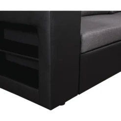 Canapé D'angle Convertible/réversible "Axel" - 3 Places - Noir/Gris 10 Canapé D'angle Convertible/réversible "Axel" - 3 Places - Noir/Gris -Promos Chesteris Boutique canape 20959233