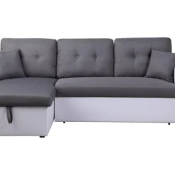 Canapé D'angle Convertible/réversible "Axel" - 3 Places - Blanc/Gris 10 Canapé D'angle Convertible/réversible "Axel" - 3 Places - Blanc/Gris -Promos Chesteris Boutique canape 20959269