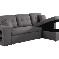 Canapé D'angle Convertible/réversible "Axel" - 3 Places - Gris -Promos Chesteris Boutique canape 20959289