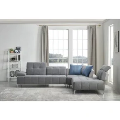 Canapé D'angle Droit Dossiers Mobiles Et Têtières Réglables - DIAMANT -Promos Chesteris Boutique canape 21042163