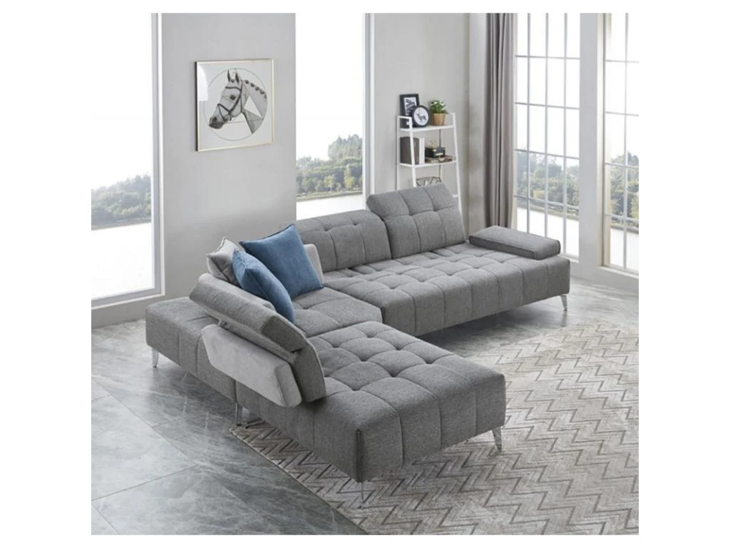 Canapé D'angle Gauche Dossiers Mobiles Et Têtières Réglables - DIAMANT 4 Canapé D'angle Gauche Dossiers Mobiles Et Têtières Réglables - DIAMANT – Image 4
