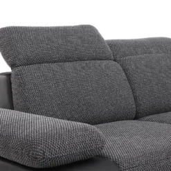 Canapé D'angle Convertible Avec Rangement En Tissu Et Simili RABELAIS - Bicolore Anthracite Et Noir 19 Canapé D'angle Convertible Avec Rangement En Tissu Et Simili RABELAIS - Bicolore Anthracite Et Noir -Promos Chesteris Boutique canape 211255