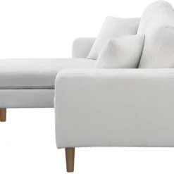 Canapé D'angle Réversible En Tissu "Gabby" - 3 Places - Blanc -Promos Chesteris Boutique canape 21143713