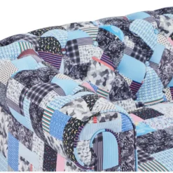 Canapé 3 Places En Tissu Patchwork CHESTERFIELD -Promos Chesteris Boutique canape 21223347