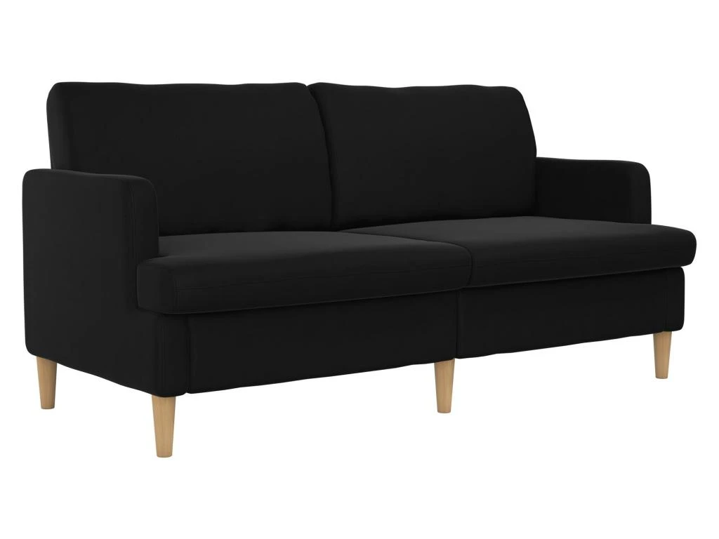 Canapé 3 Places En Lin Noir 1 Canapé 3 Places En Lin Noir