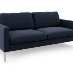 Canapé 3 Places En Lin Marine