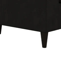 Canapé 2 Places En Velours Noir -Promos Chesteris Boutique canape 21490679