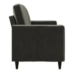 Canapé 2 Places En Velours Gris -Promos Chesteris Boutique canape 21492511