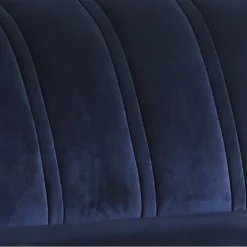 Canapé 3 Places En Velours Bleu Nuit MALVITO -Promos Chesteris Boutique canape 2175607