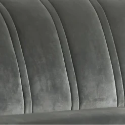 Canapé 3 Places En Velours Anthracite MALVITO -Promos Chesteris Boutique canape 2175677